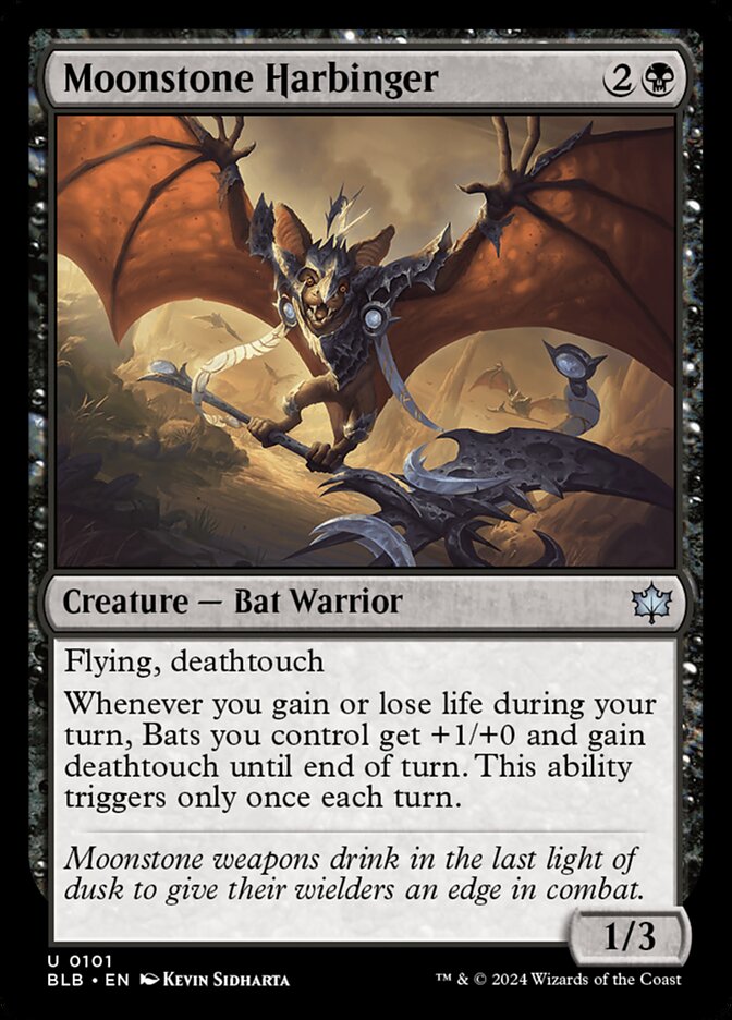 Moonstone Harbinger - Bloomburrow 101 (Foil)