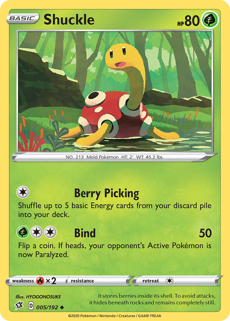 Shuckle - Rebel Clash 005/192 - Near Mint