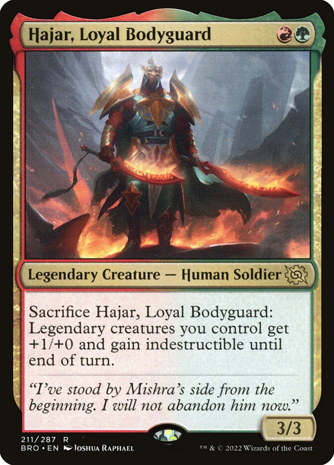 Hajar, Loyal Bodyguard - BRO 211