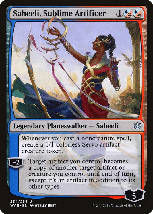 Saheeli, Sublime Artificer - War of the Spark 234