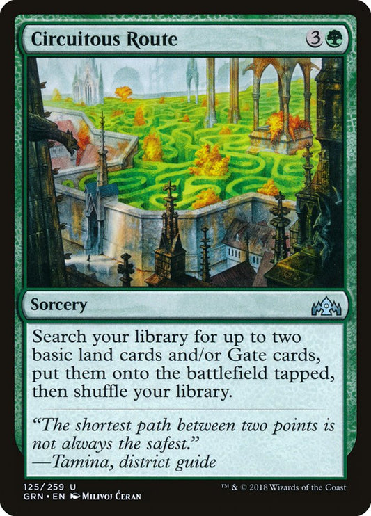 Circuitous Route - Guilds of Ravnica 125