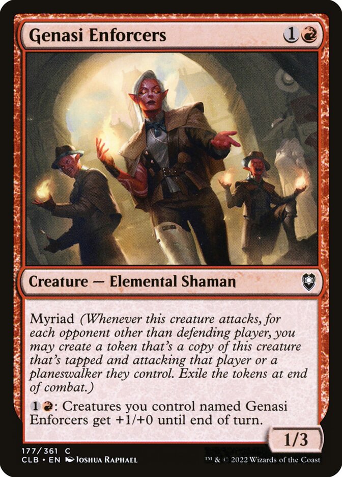 Genasi Enforcers - Commander Legends: Battle for Baldur's Gate 177