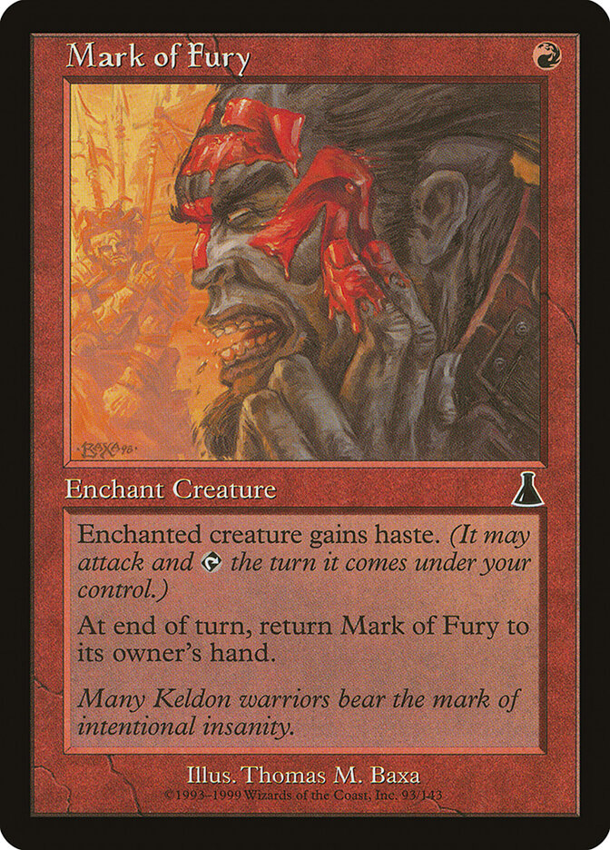 Mark of Fury - Urza's Destiny 93