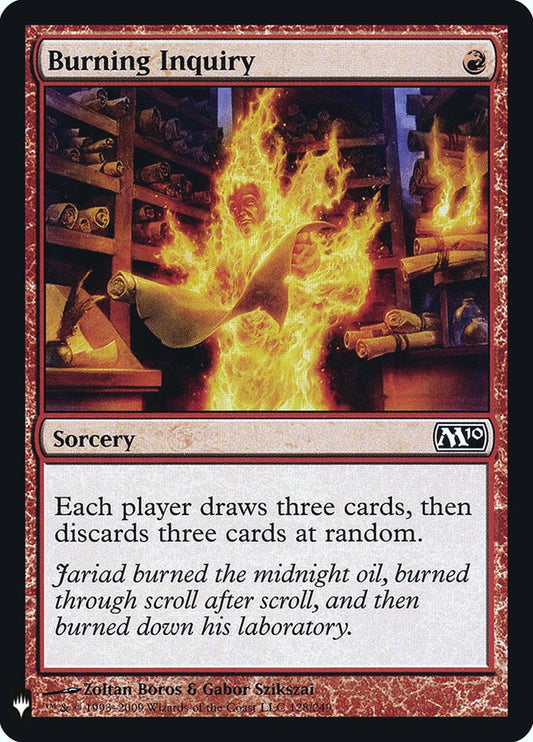 Burning Inquiry - The List M10-128 (Foil)