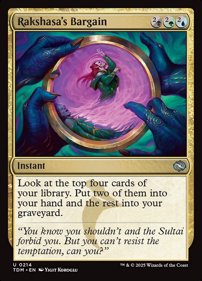 Rakshasa's Bargain - Tarkir: Dragonstorm 214