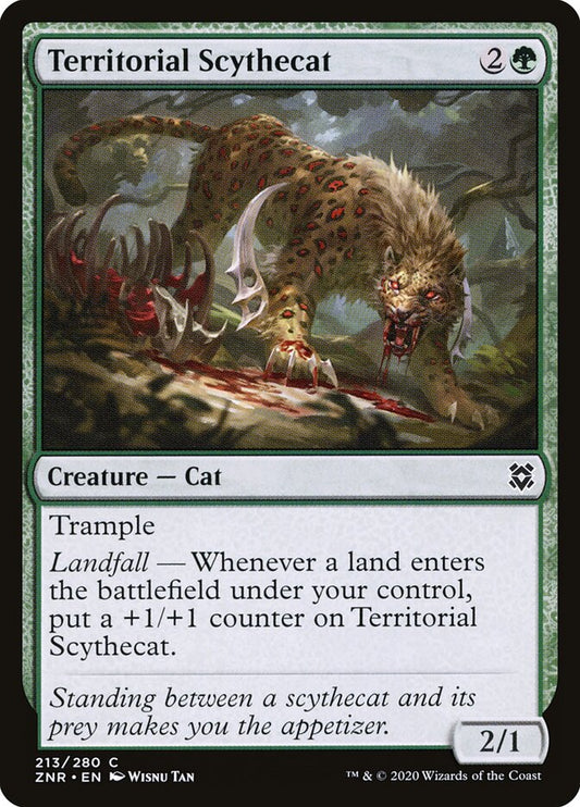 Territorial Scythecat - Zendikar Rising 213 (Foil)