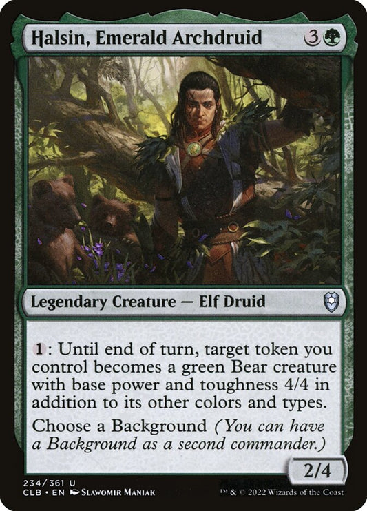 Halsin, Emerald Archdruid - Commander Legends: Battle for Baldur's Gate 234 (Foil)