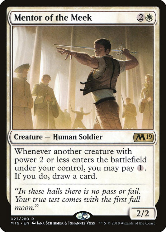 Mentor of the Meek - Core Set 2019 27 (Foil)