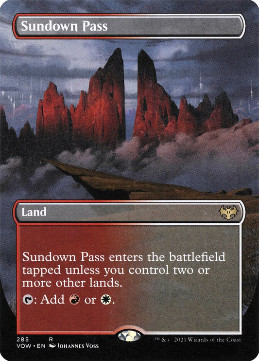 Sundown Pass - Innistrad: Crimson Vow 285 (Foil)