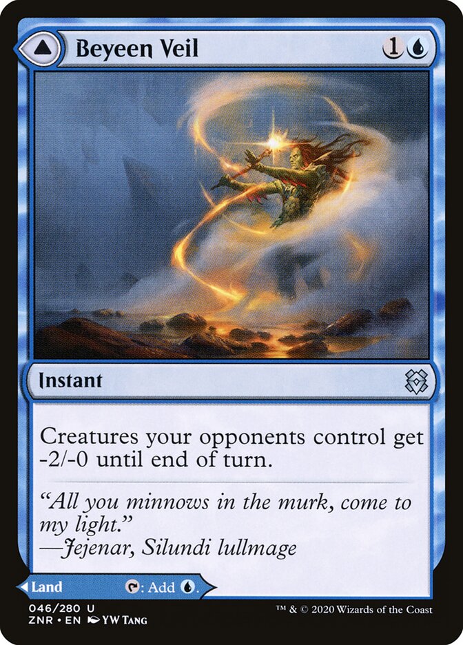 Beyeen Veil // Beyeen Coast - Zendikar Rising 46 (Foil)