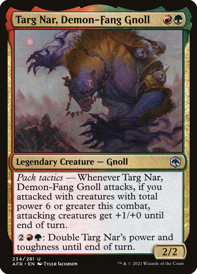 Targ Nar, Demon-Fang Gnoll - Adventures in the Forgotten Realms 234