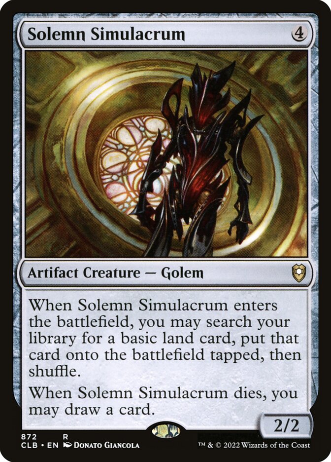Solemn Simulacrum - CLB 872
