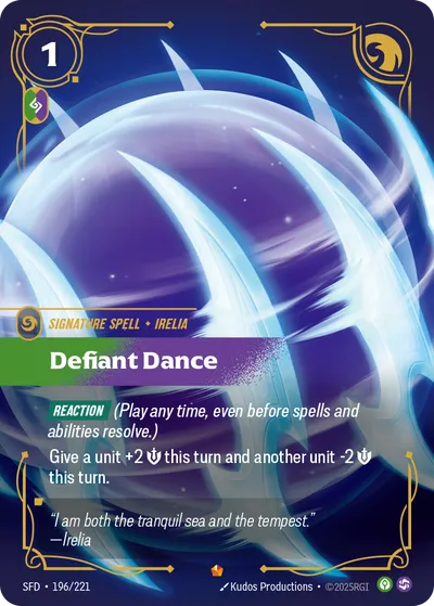Defiant Dance - Spiritforged 196/221 (Foil)