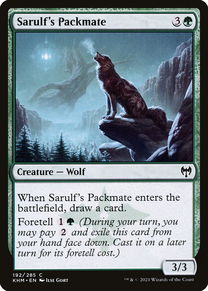 Sarulf's Packmate - Kaldheim 192