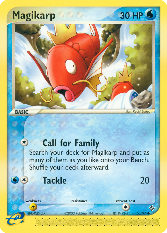 Magikarp - Dragon 60  - Heavily Played - Ungraded