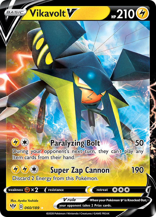 Vikavolt V - Darkness Ablaze 060/189 (Foil) - Near Mint