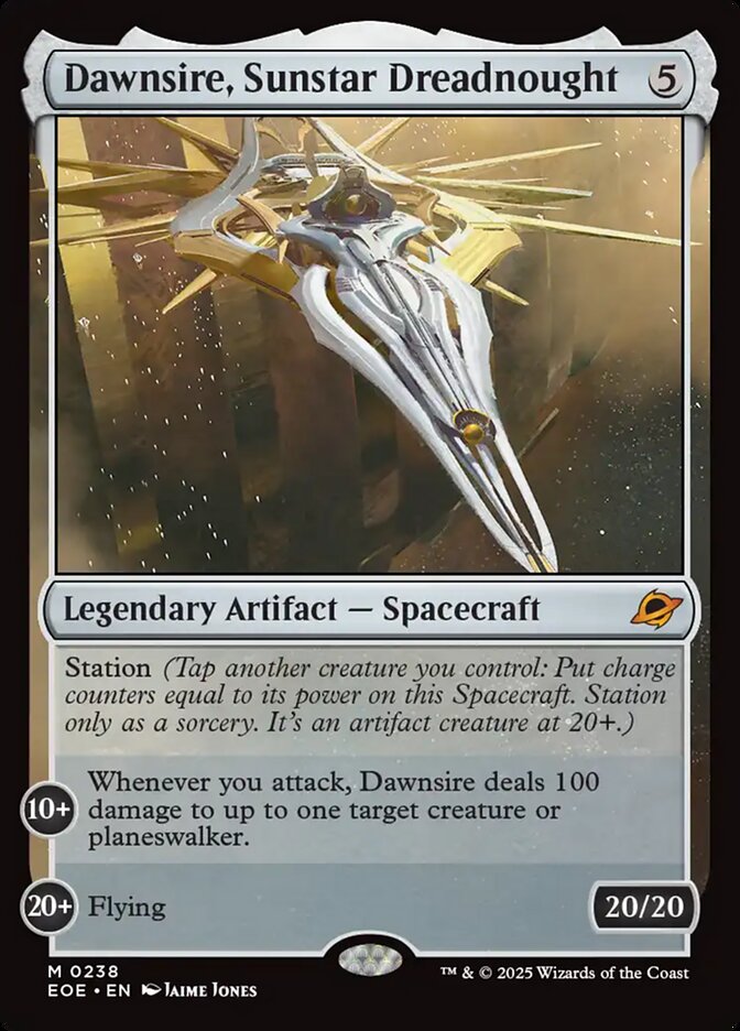 Dawnsire, Sunstar Dreadnought - Edge of Eternities 238 (Foil)
