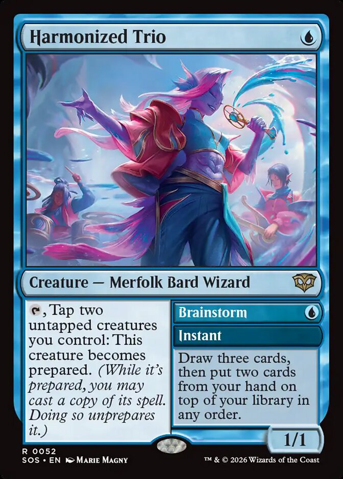 Harmonized Trio // Brainstorm - Secrets of Strixhaven 52 (Foil)