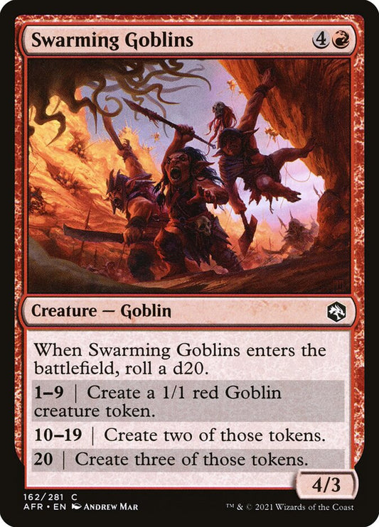 Swarming Goblins - AFR 162  (Foil)