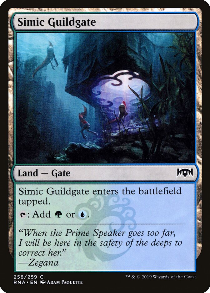 Simic Guildgate - Ravnica Allegiance 258