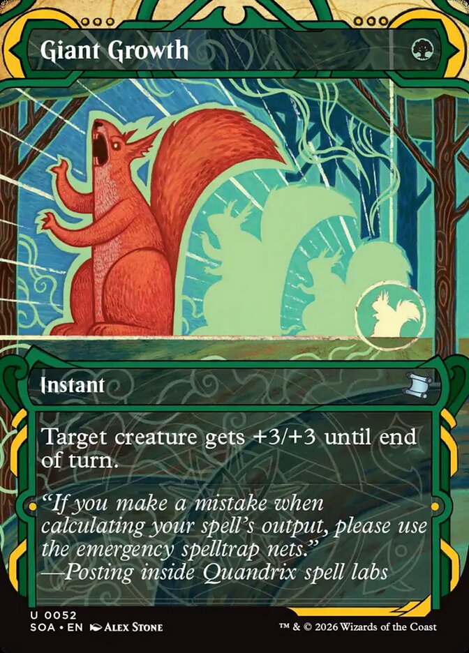 Giant Growth - Secrets of Strixhaven Mystical Archive 52
