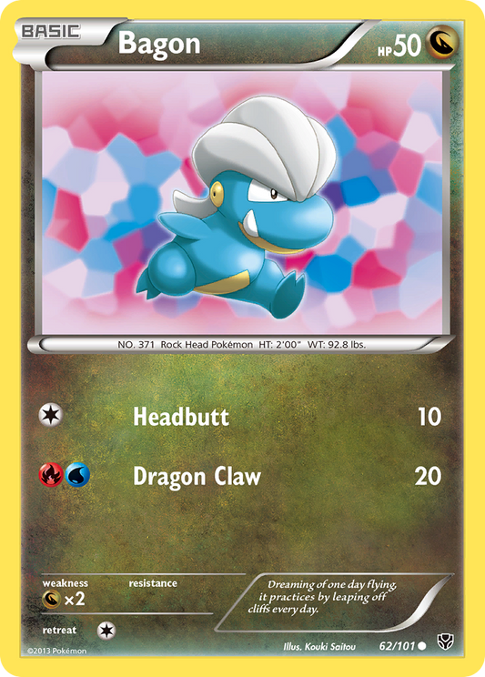 Bagon - Plasma Blast 62 (Foil) - Lightly Played