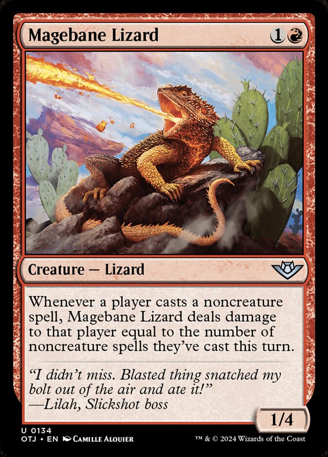 Magebane Lizard - Outlaws of Thunder Junction 134