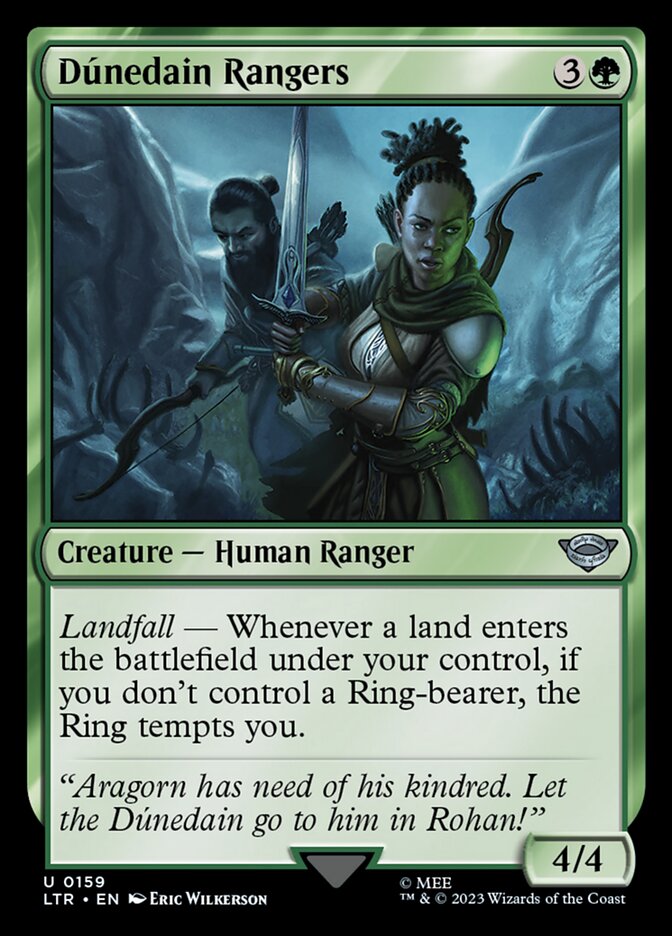Dunedain Rangers - Universes Beyond: The Lord of the Rings: Tales of Middle-earth 159 (Foil)