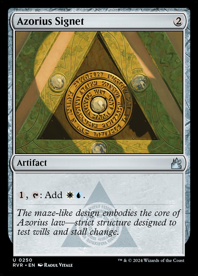 Azorius Signet - RVR 250  (Foil)