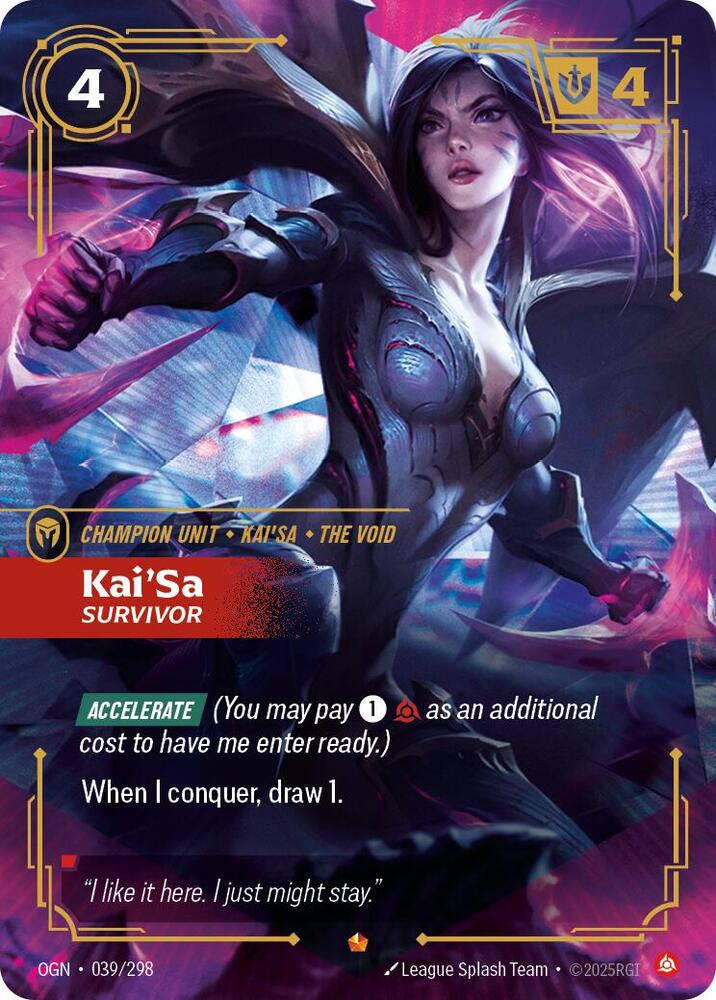 Kai'Sa Survivor - OGN 039/298  (Foil)