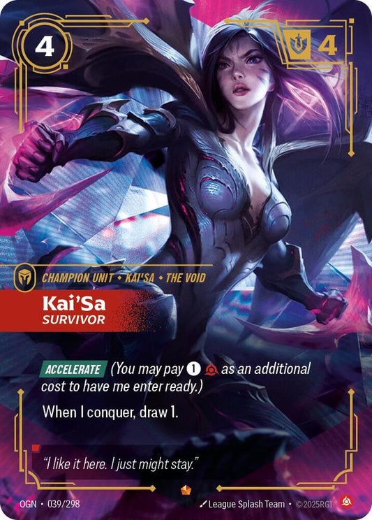 Kai'Sa Survivor - OGN 039/298  (Foil)