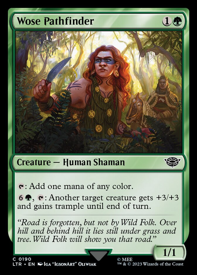 Wose Pathfinder - Universes Beyond: The Lord of the Rings: Tales of Middle-earth 190 (Foil)