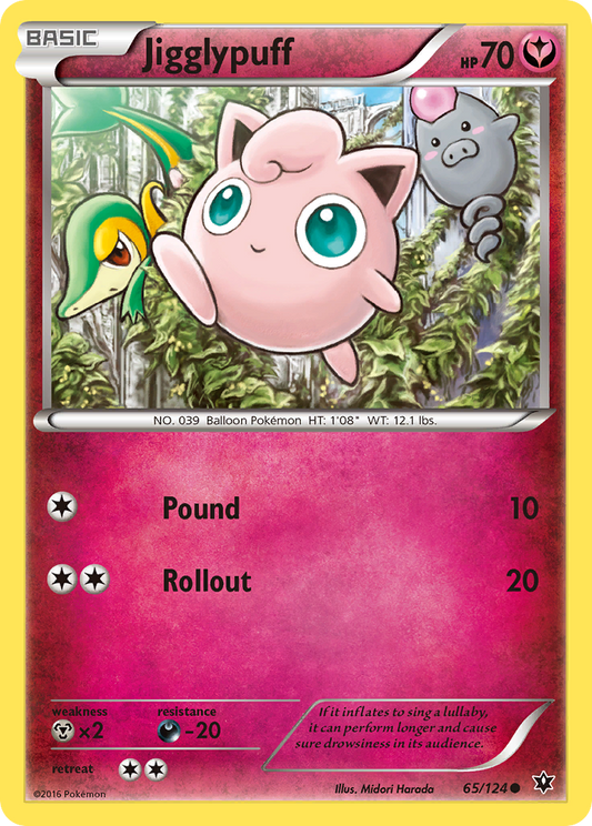 Jigglypuff - Fates Collide 65 - Near Mint