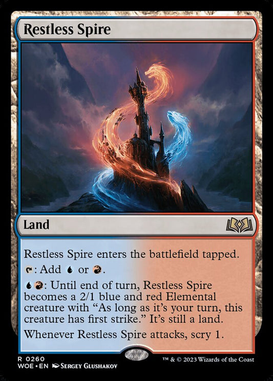 Restless Spire - WOE 260  (Foil)