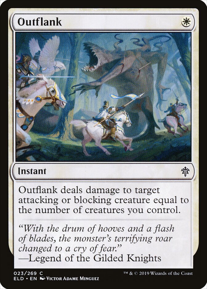 Outflank - Throne of Eldraine 23 (Foil)