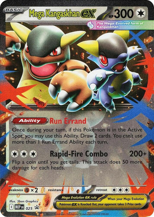 Mega Kangaskhan ex - 025 - Mega Evolution Promos 25 (Foil) - Near Mint