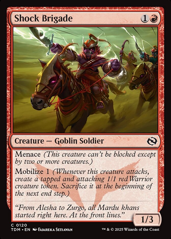Shock Brigade - Tarkir: Dragonstorm 120