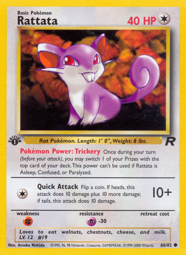 Rattata - Team Rocket 66 (Unlimited) - Lightly Played