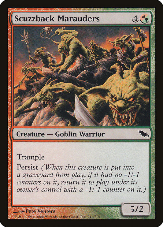 Scuzzback Marauders - SHM 216