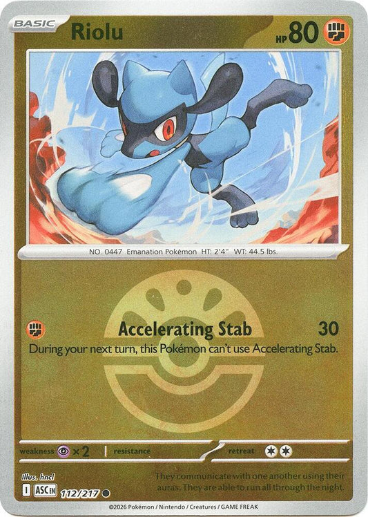 Riolu - Ascended Heroes 112/217 - Near Mint