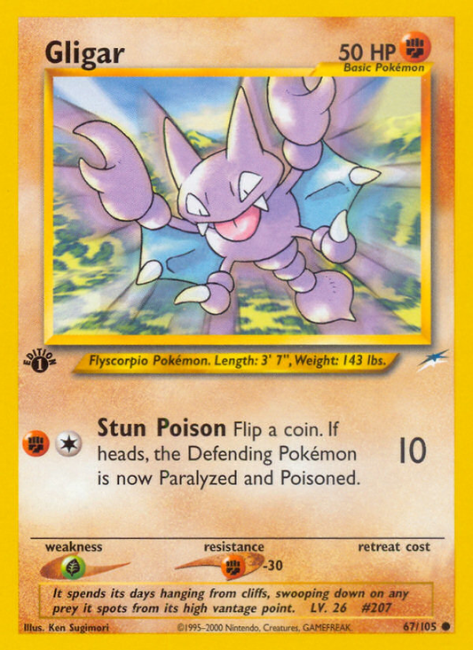 Gligar - Neo Destiny 67  - Heavily Played
