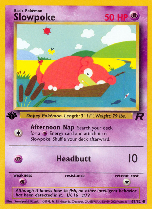 Slowpoke - Team Rocket 67 - Near Mint