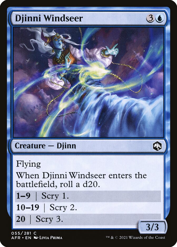 Djinni Windseer - Adventures in the Forgotten Realms 55 (Foil)