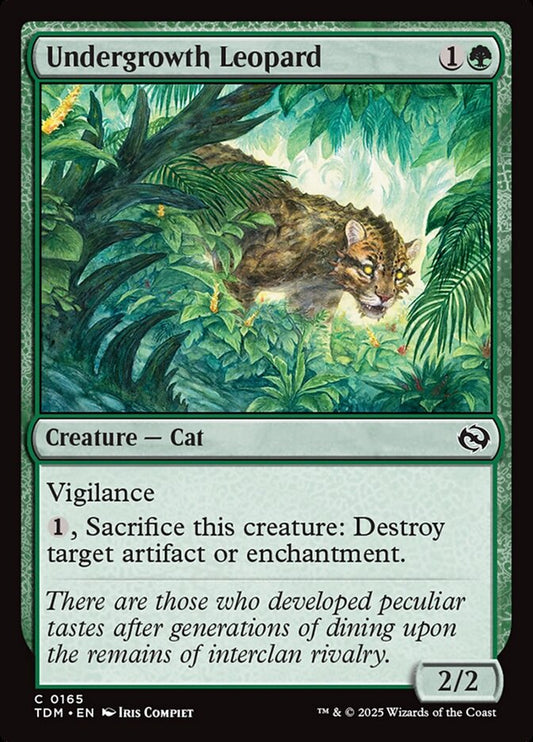 Undergrowth Leopard - Tarkir: Dragonstorm 165
