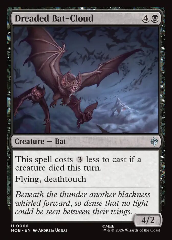 Dreaded Bat-Cloud - The Hobbit 66