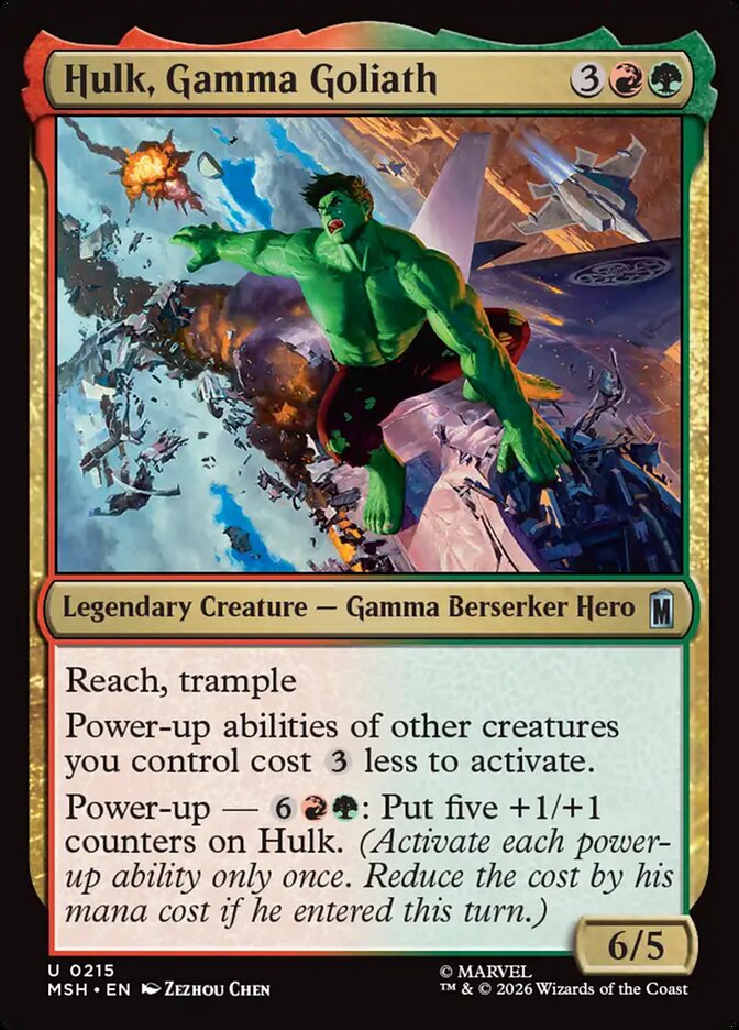 Hulk, Gamma Goliath - Marvel Super Heroes 215