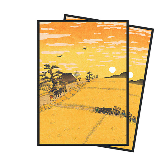 Arcane Fortress Premium Art Sleeves - Ukiyo-e- Dusk Over Edo (100 count)