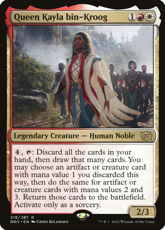 Queen Kayla bin-Kroog - BRO 218