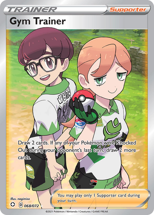 Gym Trainer (Full Art) - Shining Fates 068/072 (Foil) - Near Mint
