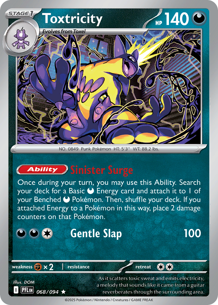 Toxtricity - Phantasmal Flames 068/094 (Foil) - Near Mint